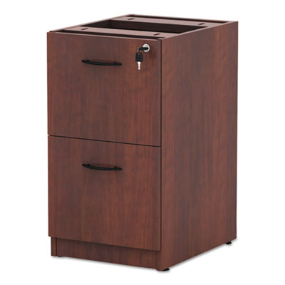 Alera Valencia File/File Drawer Full Pedestal, 15.63w x 20.5d x 28.5h, Medium Cherry
